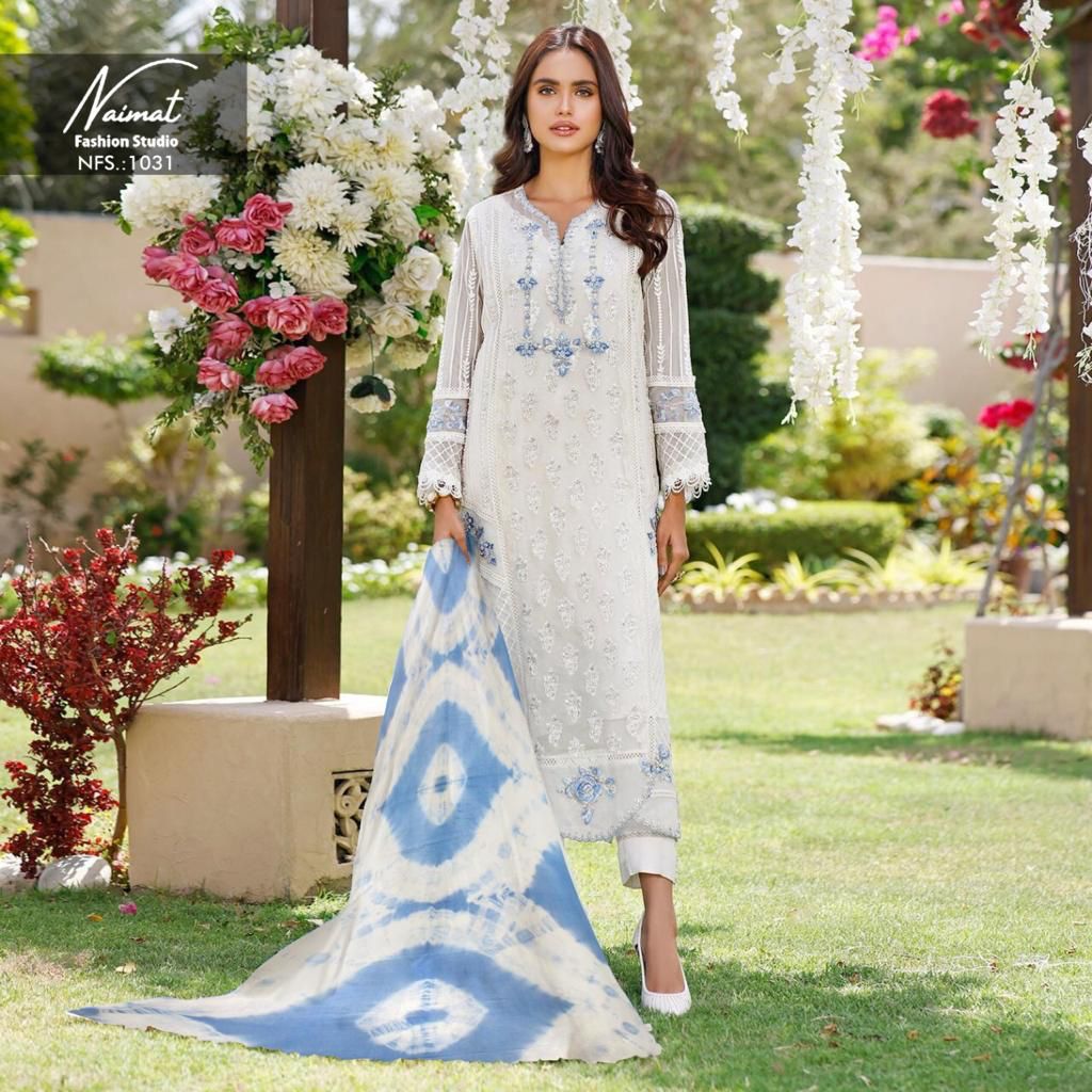 Naimat Fashion Studio 1031 New Exclusive Wear Georgette Ready Made Collection
